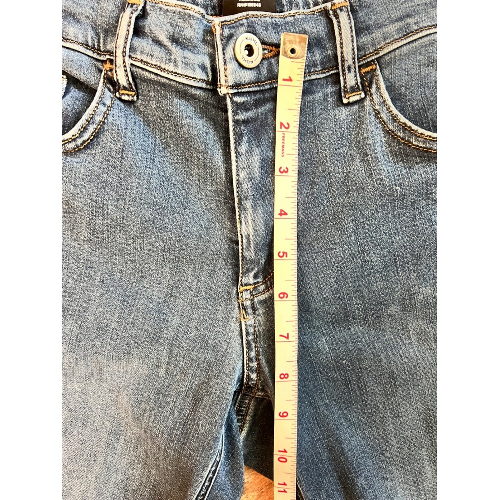 Kuhl Women's Size 6 Regular Straight Leg Stretch Denim Jeans Blue Indigo Wash - Picture 8 of 10